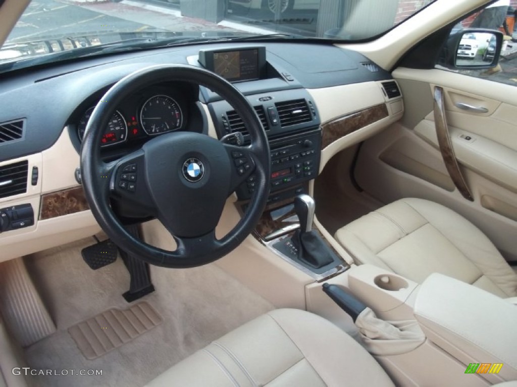 2007 X3 3.0si - Monaco Blue Metallic / Sand Beige photo #8