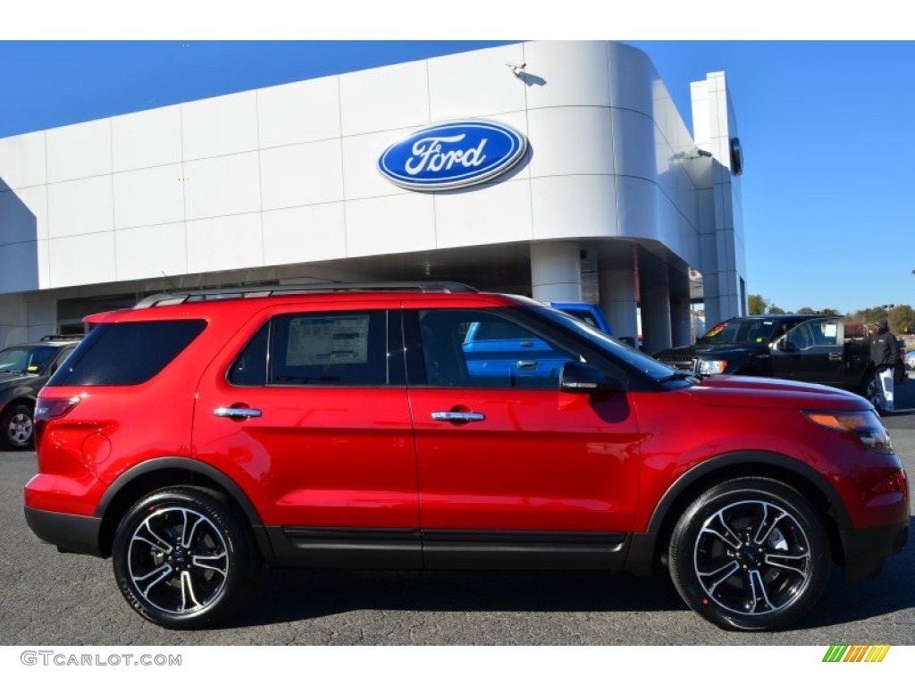 Ruby Red 2014 Ford Explorer Sport 4WD Exterior Photo #87935010