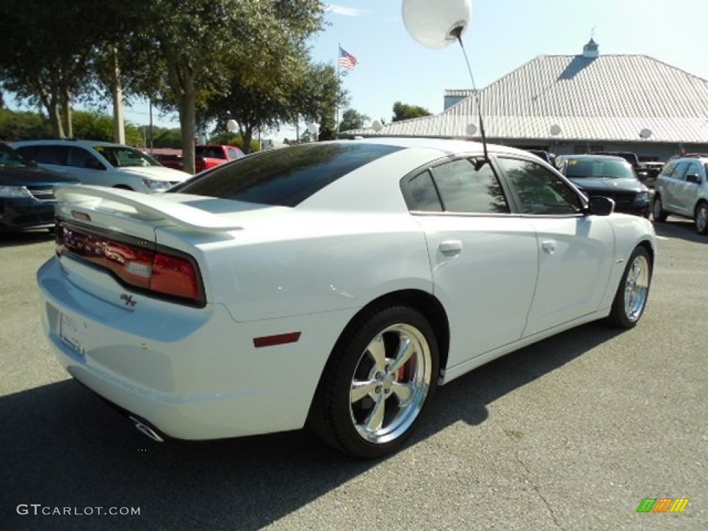 2012 Charger R/T Plus - Bright White / Black/Red photo #8