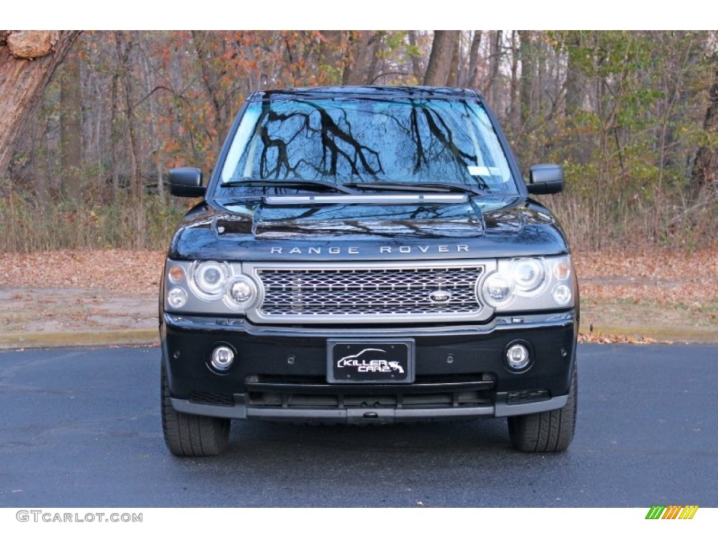 2007 Range Rover Supercharged - Java Black Pearl / Jet Black photo #2