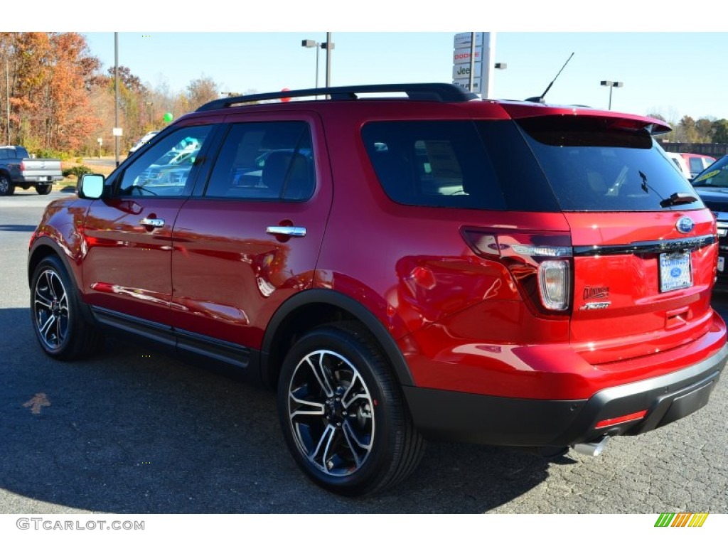 2014 Explorer Sport 4WD - Ruby Red / Sport Charcoal Black photo #45