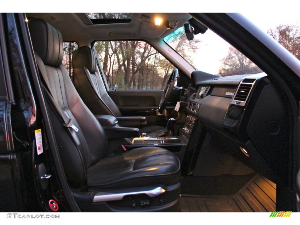 2007 Range Rover Supercharged - Java Black Pearl / Jet Black photo #31