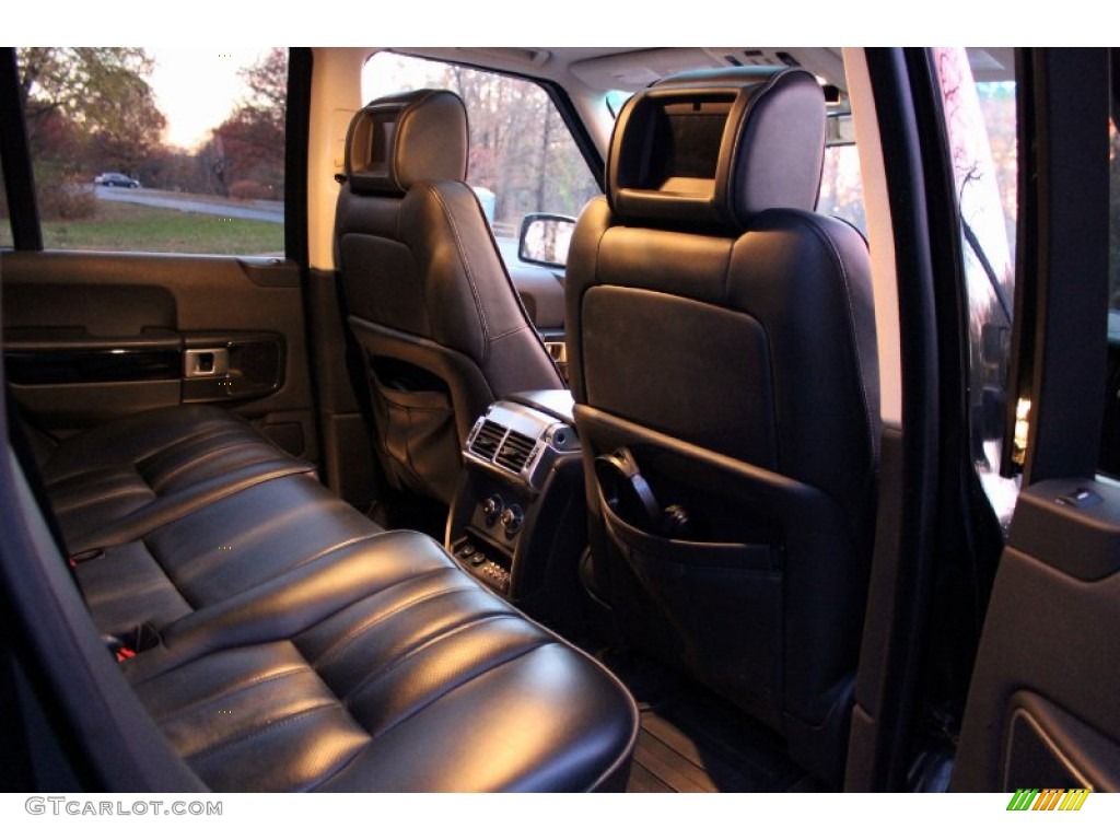 2007 Range Rover Supercharged - Java Black Pearl / Jet Black photo #34