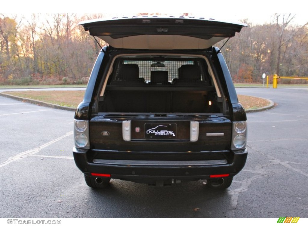 2007 Range Rover Supercharged - Java Black Pearl / Jet Black photo #37