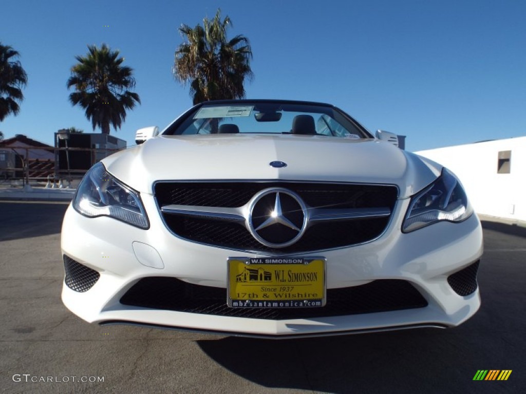 2014 E 350 Cabriolet - Diamond White Metallic / Grey/Black photo #2