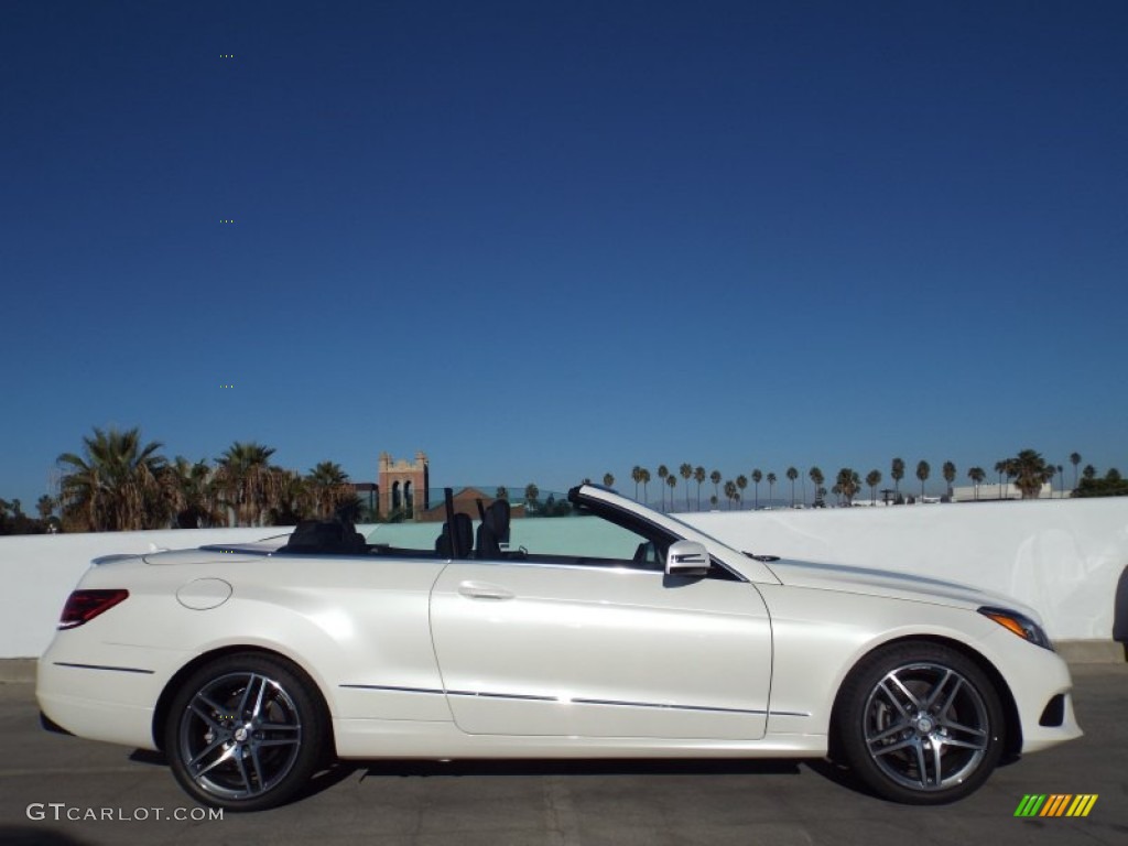 2014 E 350 Cabriolet - Diamond White Metallic / Grey/Black photo #3