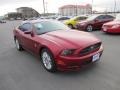 2014 Ruby Red Ford Mustang V6 Premium Coupe  photo #1