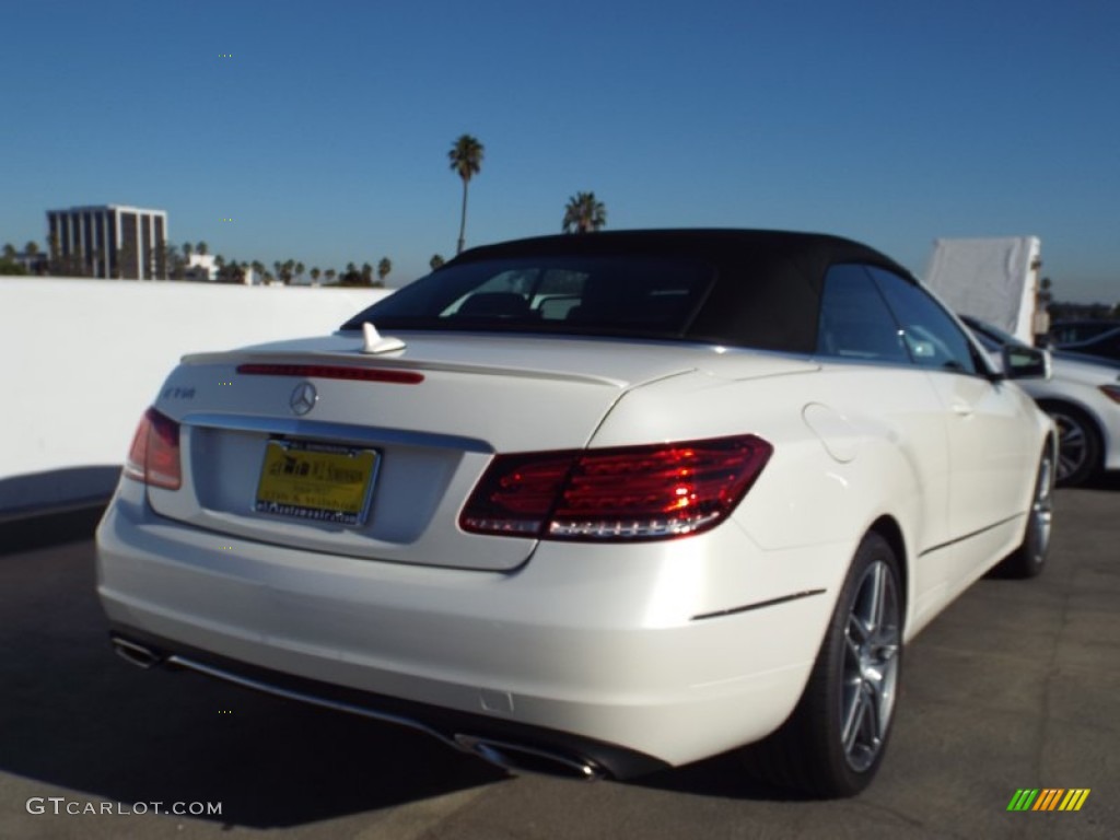 2014 E 350 Cabriolet - Diamond White Metallic / Grey/Black photo #8