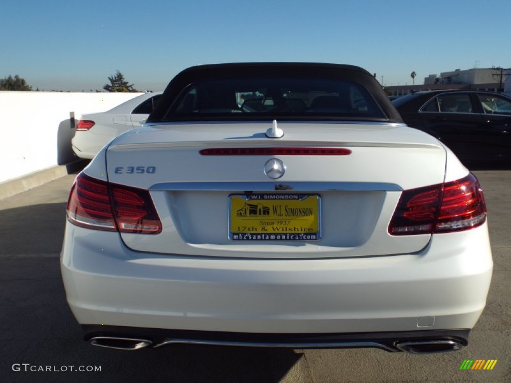 2014 E 350 Cabriolet - Diamond White Metallic / Grey/Black photo #9