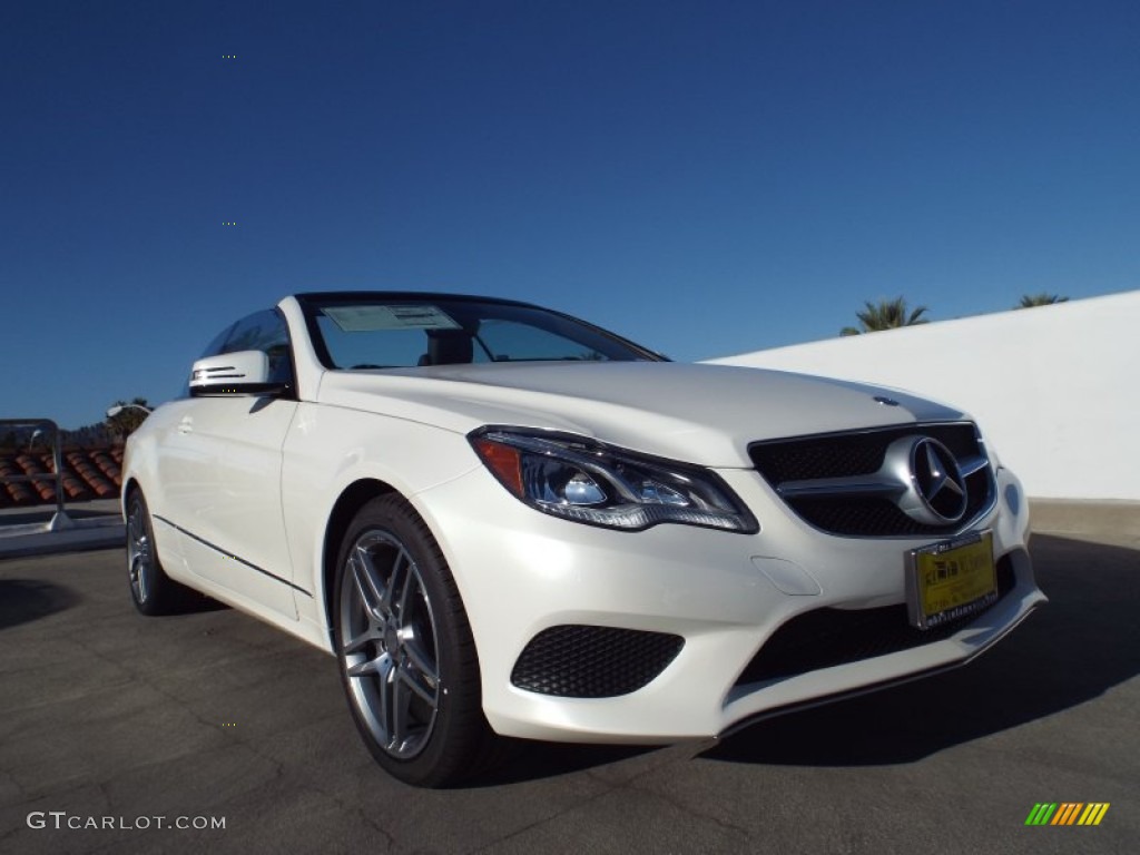 2014 E 350 Cabriolet - Diamond White Metallic / Grey/Black photo #11