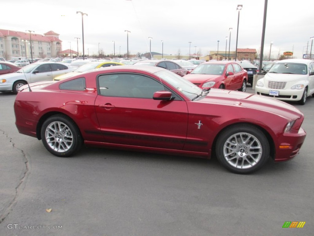 2014 Ruby Red Ford Mustang V6 Premium Coupe 87911113 Photo 7