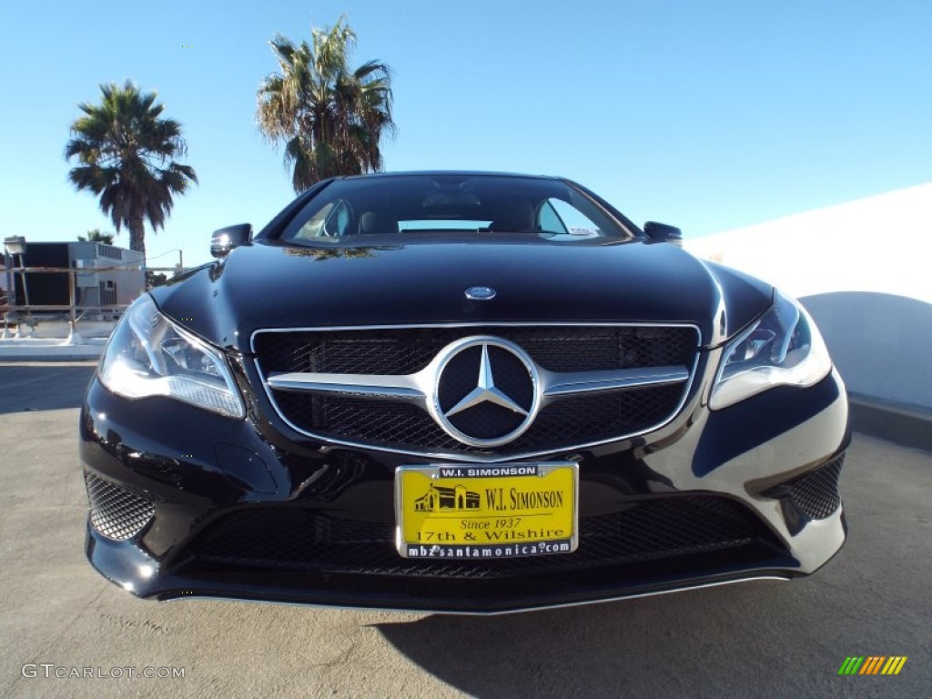2014 E 350 Coupe - Black / Black photo #2