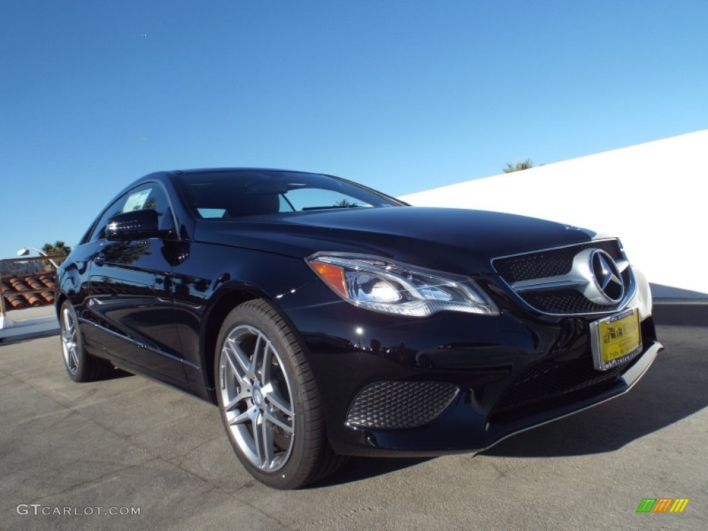 2014 E 350 Coupe - Black / Black photo #11