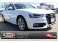 Ibis White - A4 2.0T Sedan Photo No. 1