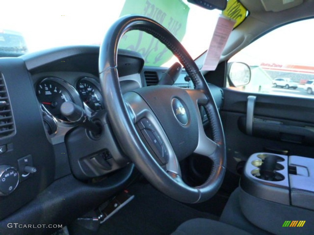 2007 Silverado 1500 LT Crew Cab 4x4 - Black / Ebony Black photo #16