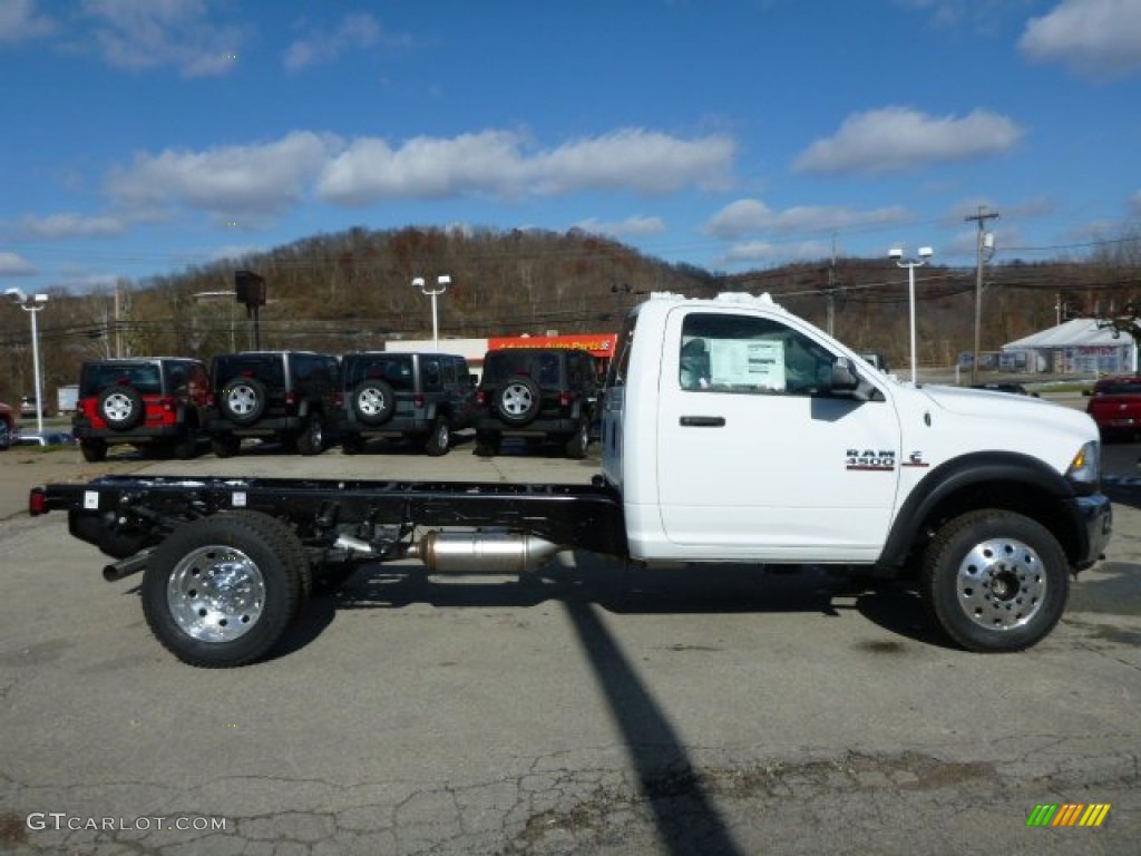 Bright White 2014 Ram 4500 Tradesman Regular Cab 4x4 Chassis Exterior Photo #87939543