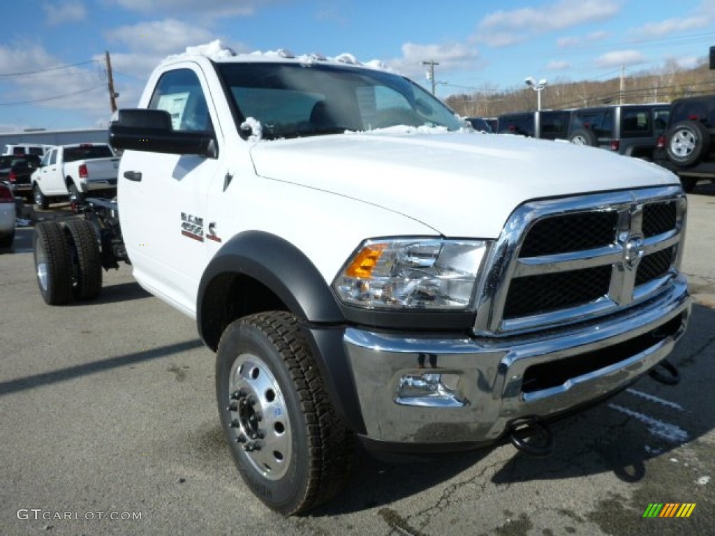Bright White 2014 Ram 4500 Tradesman Regular Cab 4x4 Chassis Exterior Photo #87939603