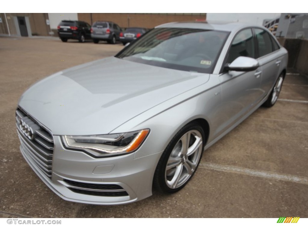 2014 S6 Prestige quattro Sedan - Ice Silver Metallic / Black Valcona photo #3