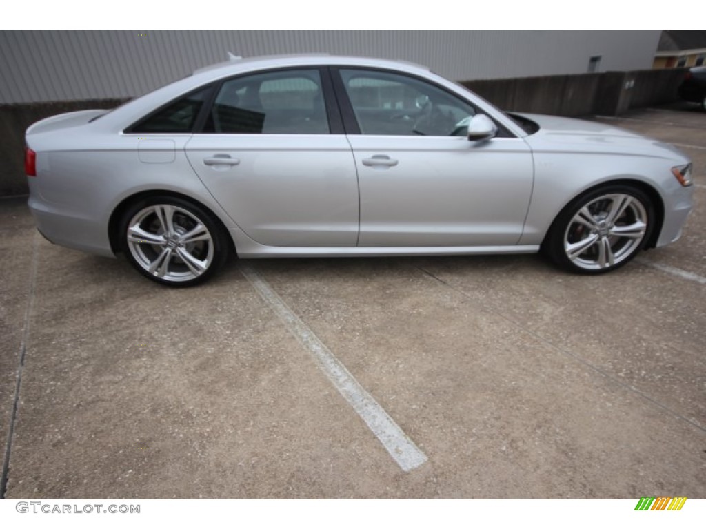 2014 S6 Prestige quattro Sedan - Ice Silver Metallic / Black Valcona photo #8