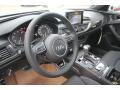 2014 Audi S6 Black Valcona Interior Dashboard Photo