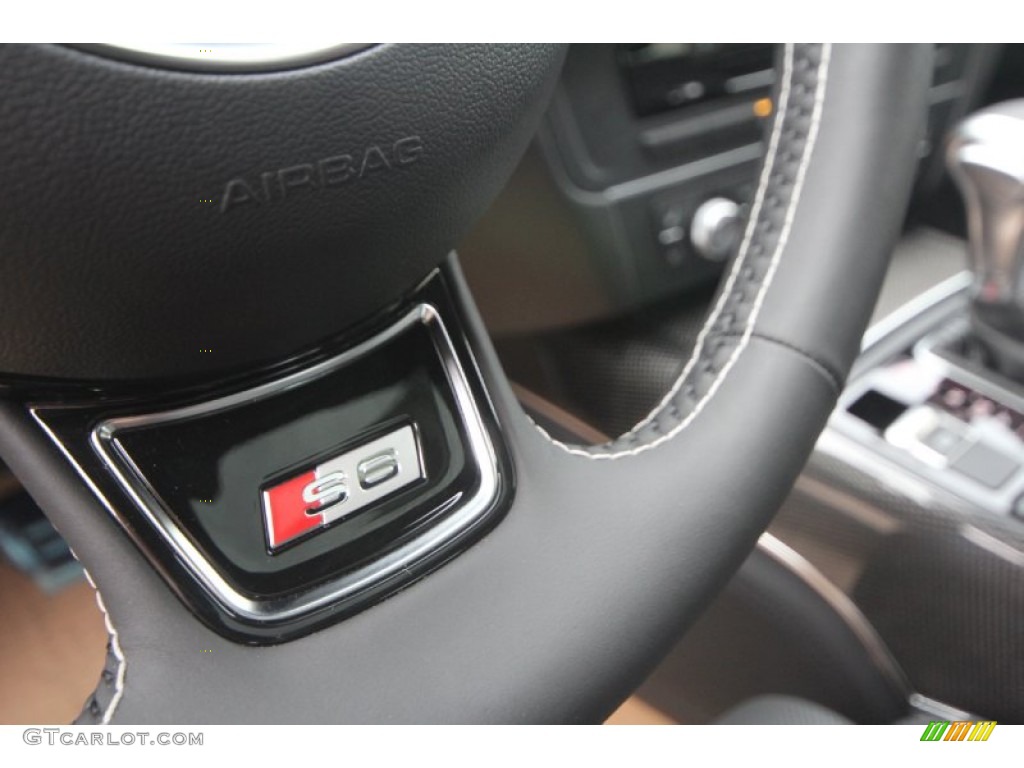 2014 S6 Prestige quattro Sedan - Ice Silver Metallic / Black Valcona photo #25