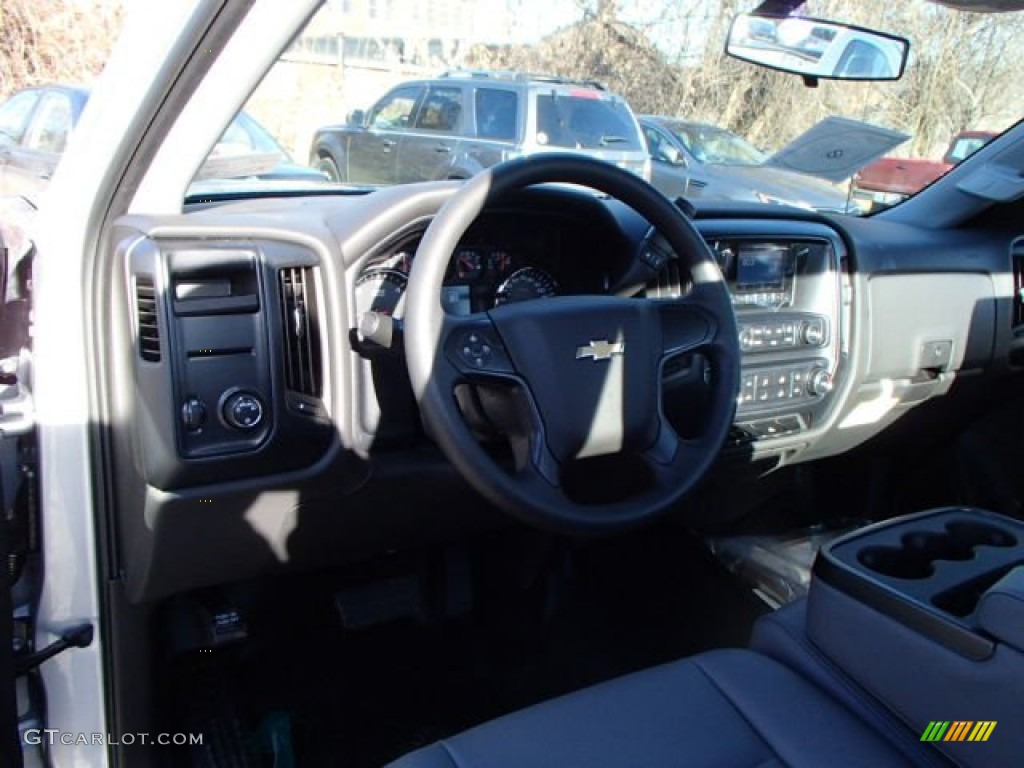 2014 Silverado 1500 WT Regular Cab - Silver Ice Metallic / Jet Black/Dark Ash photo #11