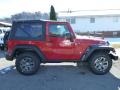 2014 Flame Red Jeep Wrangler Rubicon 4x4  photo #6