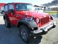 2014 Flame Red Jeep Wrangler Rubicon 4x4  photo #9