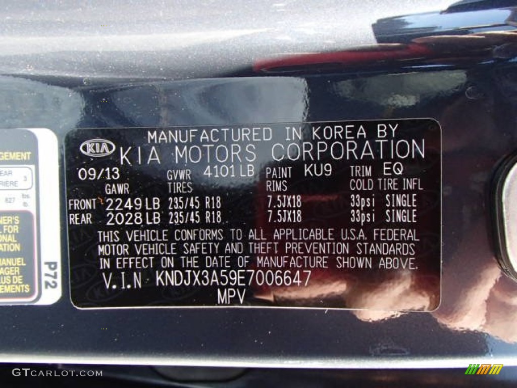 2014 Kia Soul ! Color Code Photos