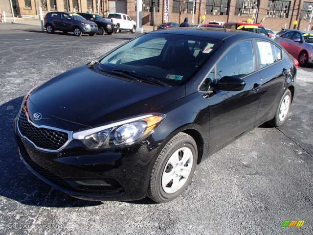 Aurora Black 2014 Kia Forte LX Exterior Photo #87946170
