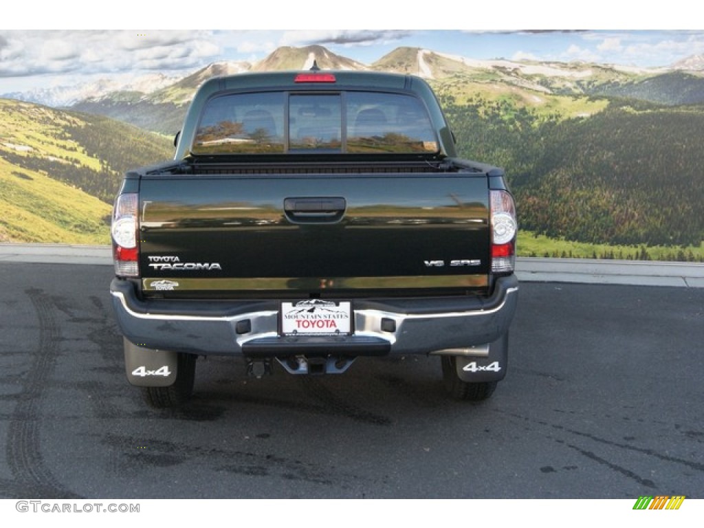 2014 Tacoma V6 Double Cab 4x4 - Spruce Green Mica / Graphite photo #4