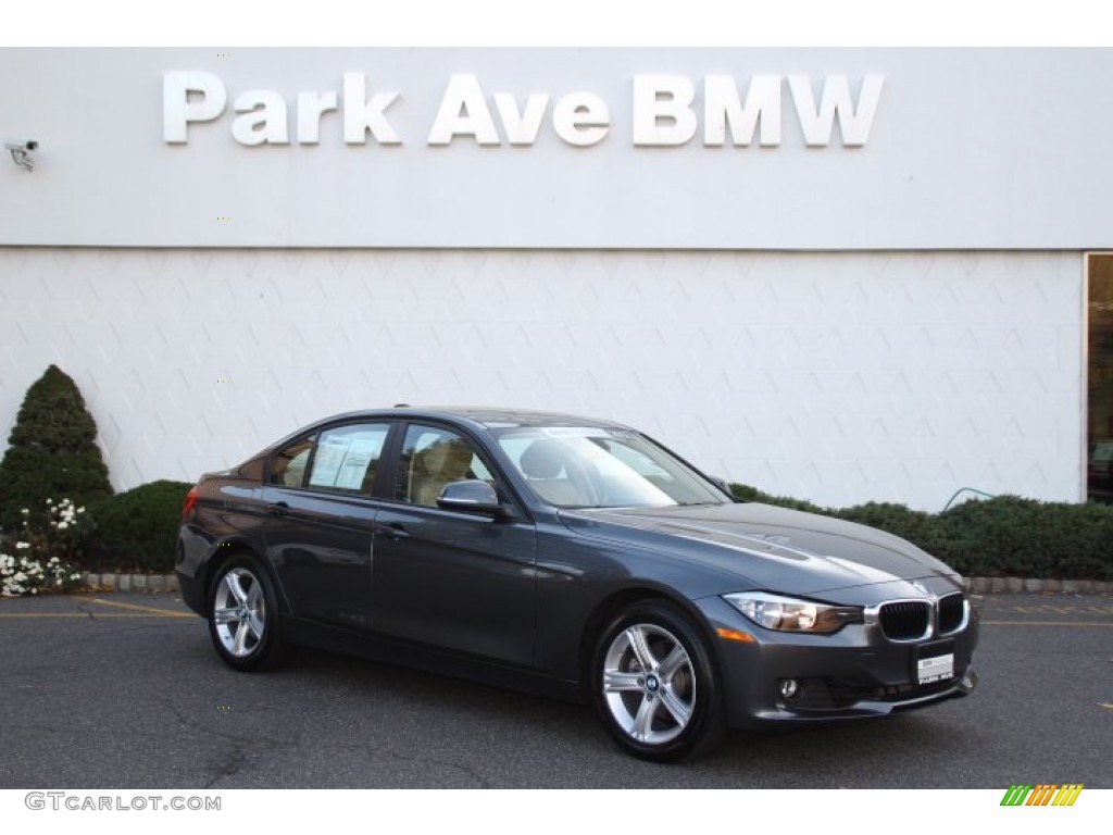 2013 3 Series 328i xDrive Sedan - Mineral Grey Metallic / Venetian Beige photo #1