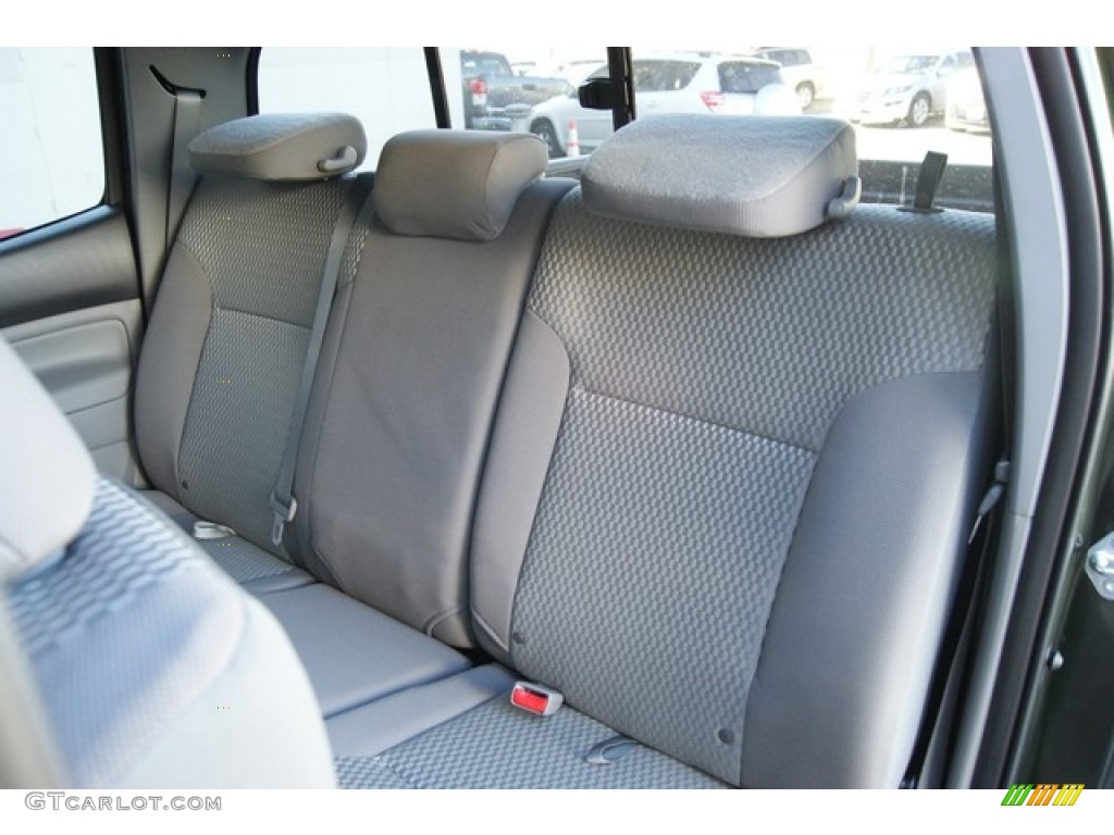 2014 Tacoma V6 Double Cab 4x4 - Spruce Green Mica / Graphite photo #7