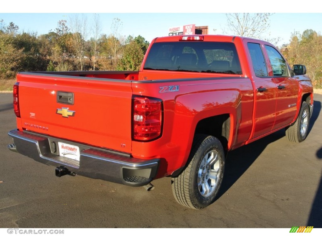 2014 Silverado 1500 LTZ Z71 Double Cab 4x4 - Victory Red / Jet Black photo #5