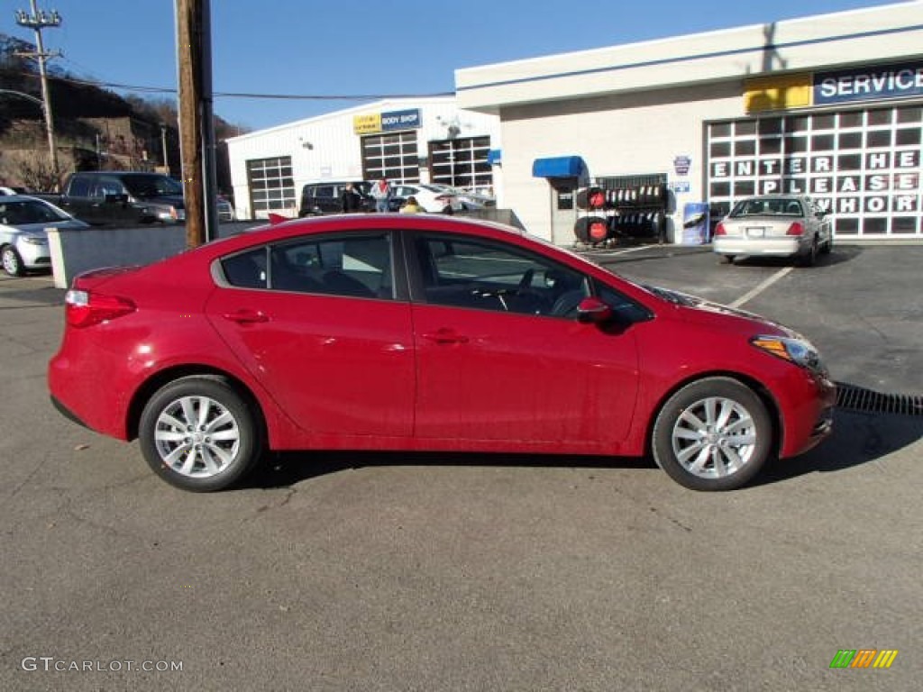 2014 Forte LX - Crimson Red / Black photo #1