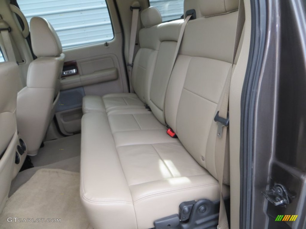 2006 F150 Lariat SuperCrew 4x4 - Dark Stone Metallic / Tan photo #29