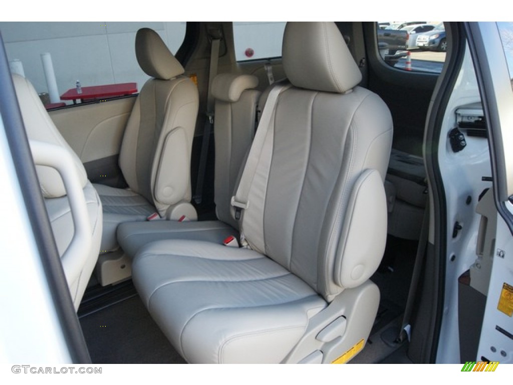 2014 Toyota Sienna XLE Rear Seat Photos