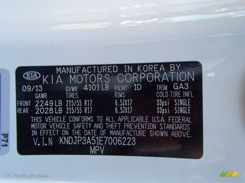 2014 Soul Color Code 1D for Clear White Photo #87948519