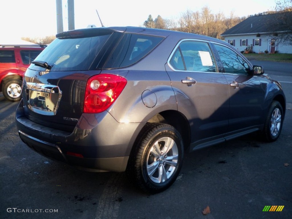 2014 Equinox LS AWD - Atlantis Blue Metallic / Jet Black photo #5