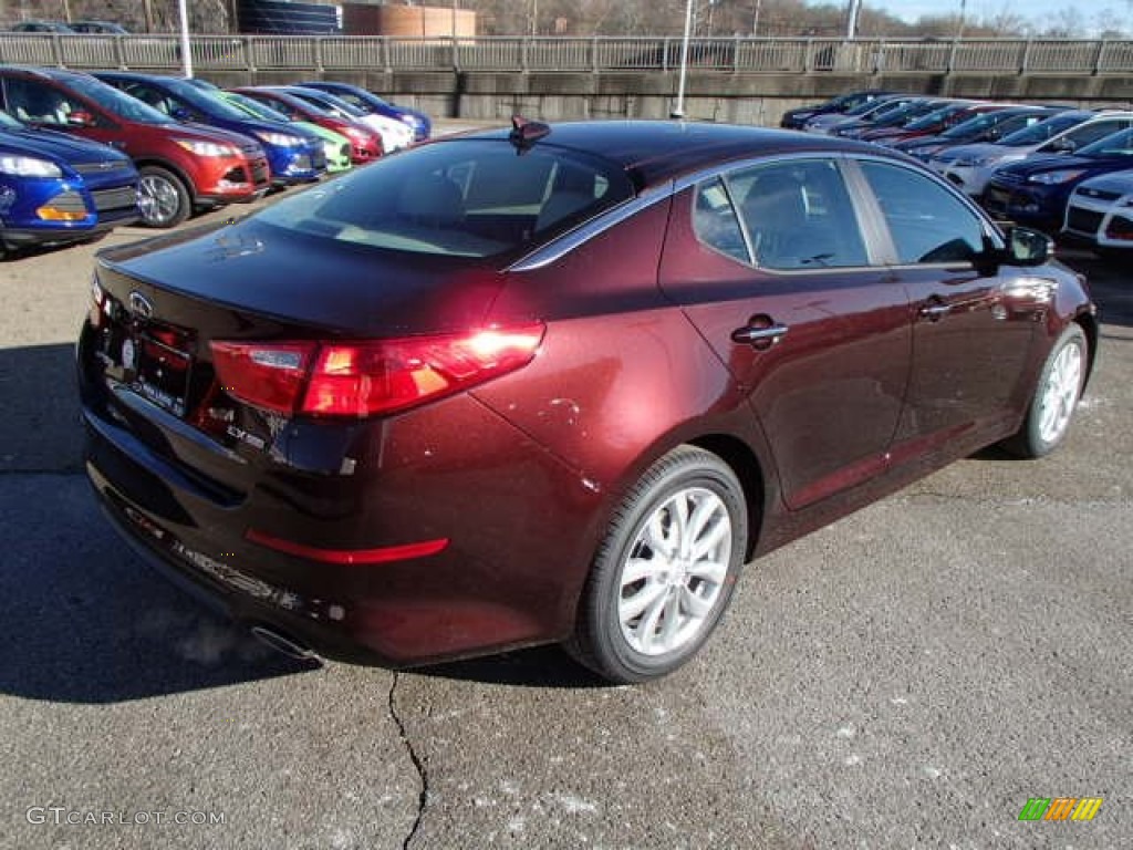 Dark Cherry 2014 Kia Optima LX Exterior Photo #87950634