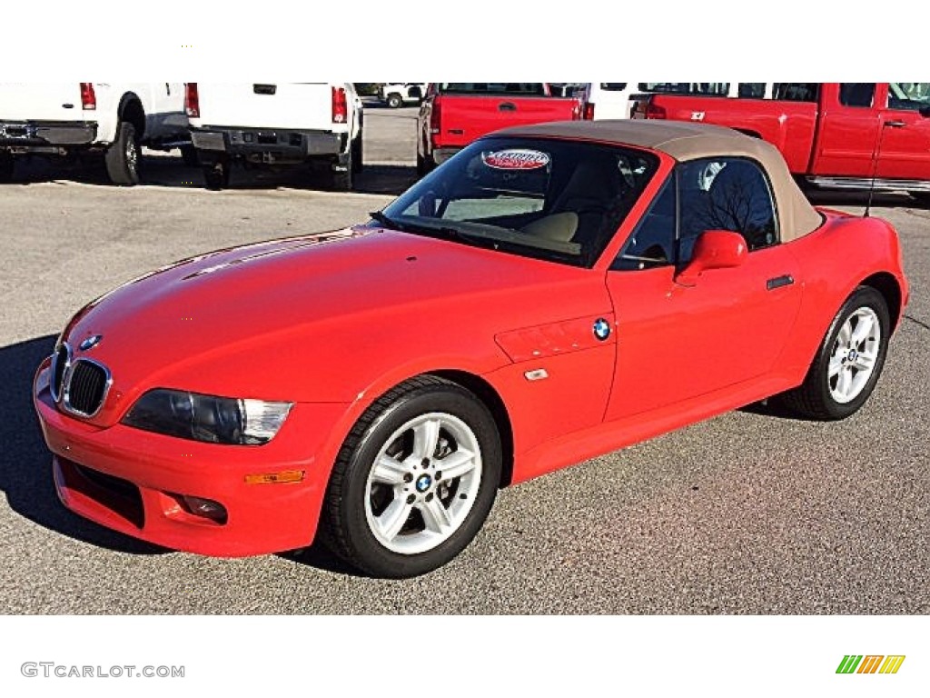 2000 Z3 2.3 Roadster - Bright Red / Beige photo #2