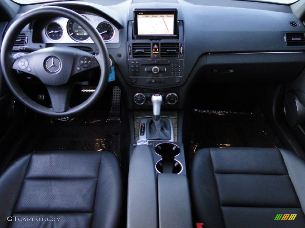 2008 Mercedes-Benz C 350 Sport Black Dashboard Photo #87952638