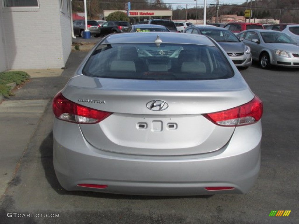 2013 Elantra GLS - Shimmering Air Silver / Gray photo #6