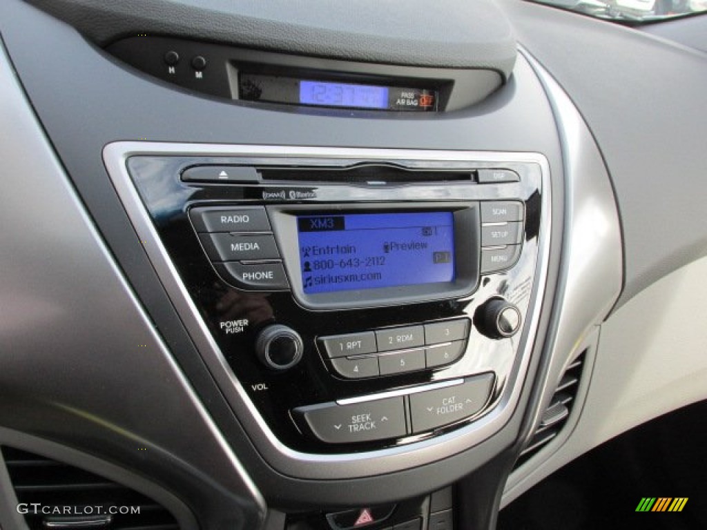 2013 Elantra GLS - Shimmering Air Silver / Gray photo #12