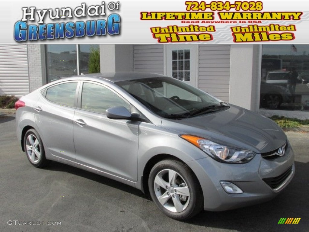 2013 Elantra GLS - Titanium Gray Metallic / Gray photo #1