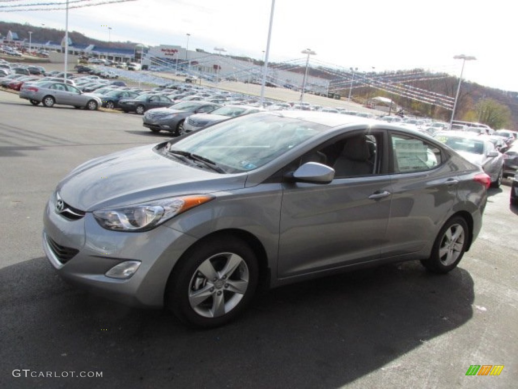2013 Elantra GLS - Titanium Gray Metallic / Gray photo #5