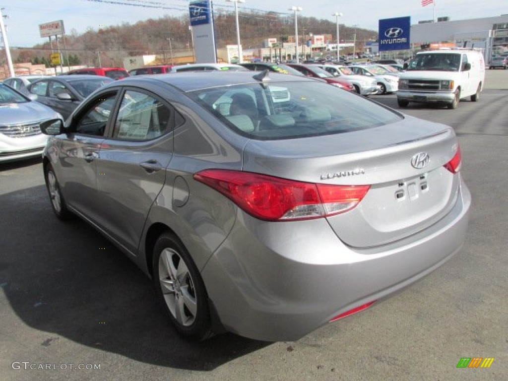 2013 Elantra GLS - Titanium Gray Metallic / Gray photo #6