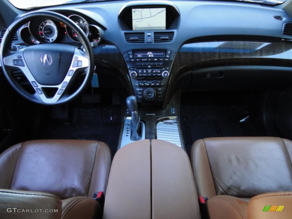 2007 Acura MDX Technology Taupe Dashboard Photo #87953661