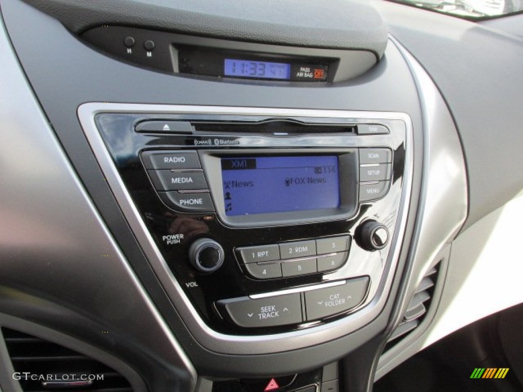 2013 Elantra GLS - Titanium Gray Metallic / Gray photo #12