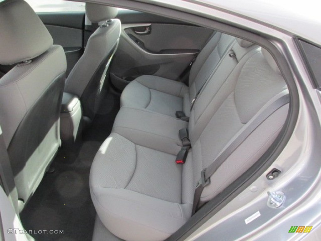2013 Elantra GLS - Titanium Gray Metallic / Gray photo #14